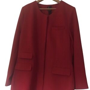 Lane Bryant 22/24 Red Coat Plus-Size New‎ NWT